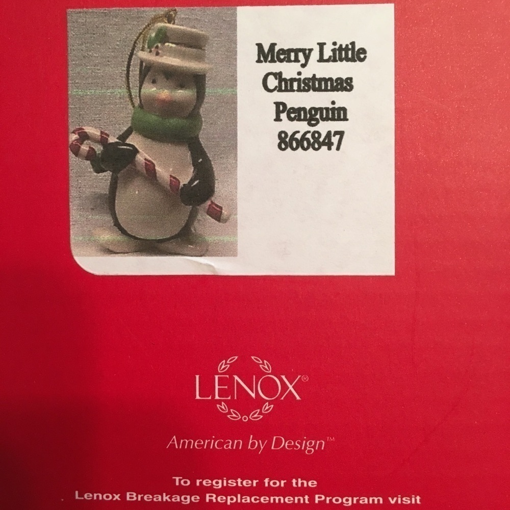 Lenox Penguin Figurine